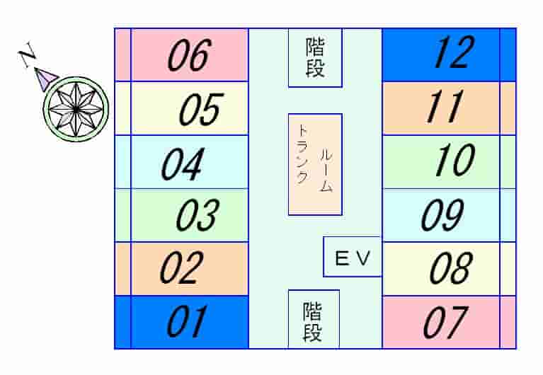 MNK-5のフロア図