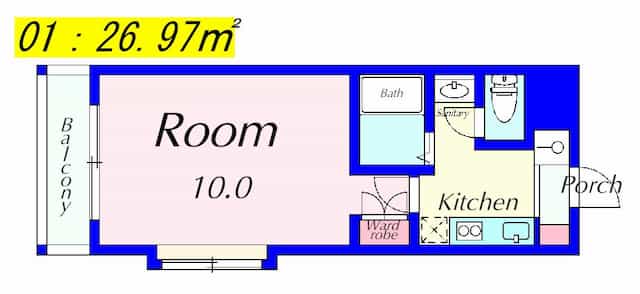 PALACIO K1(パラシオK1)の間取りサムネイル1枚目