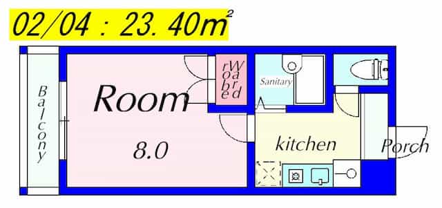 エスポワールNAKAJIMAの間取りサムネイル2枚目
