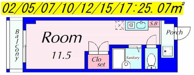 サンシャインの間取りサムネイル2枚目