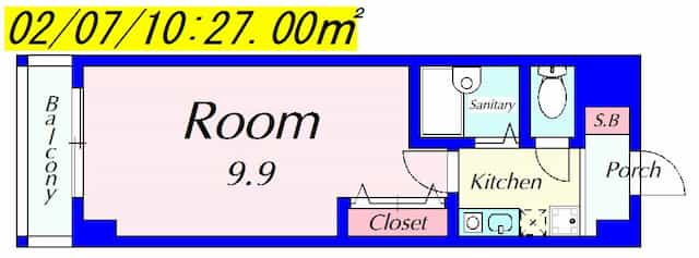 ベルエポックの間取りサムネイル2枚目