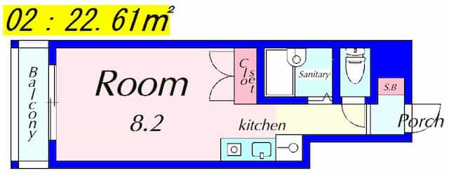 アフロディーテの間取りサムネイル2枚目