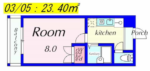 エスポワールNAKAJIMAの間取りサムネイル3枚目