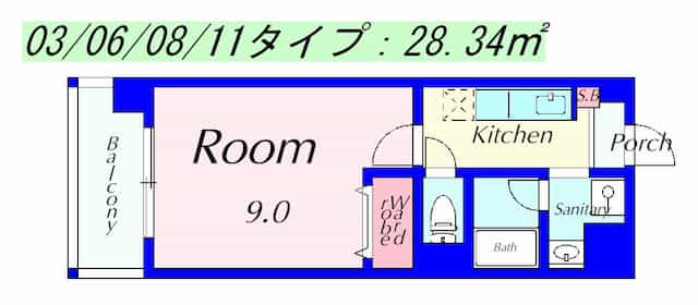 プリエール南草津の間取りサムネイル3枚目