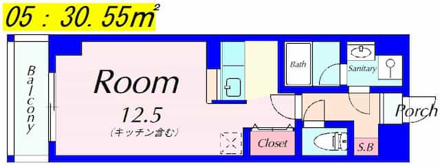 レインボーシティレックの間取りサムネイル5枚目