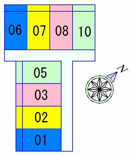ベーネ南草津のフロア図