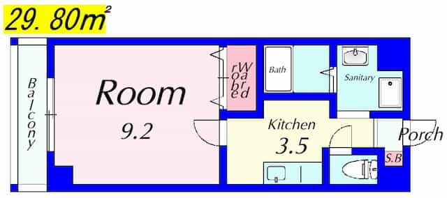 プロヴァンスの間取り図1枚目