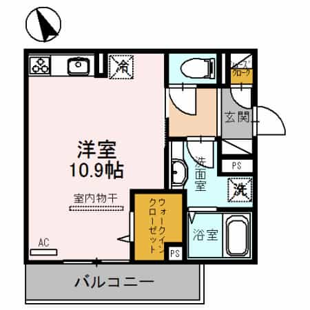 Saisonnier(セゾニエ)の間取りサムネイル5枚目