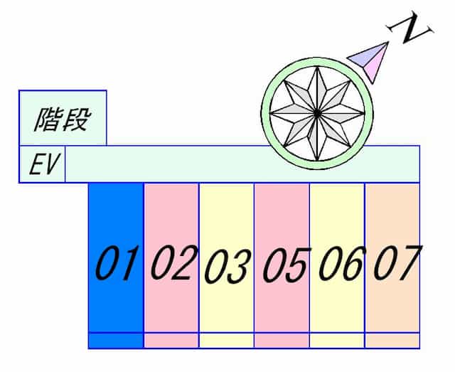 ラクーンD2のフロア図