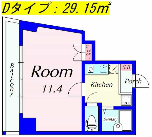 クレスト草津の間取りサムネイル6枚目
