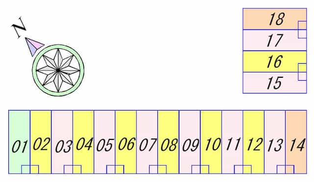 リベリー南草津のフロア図