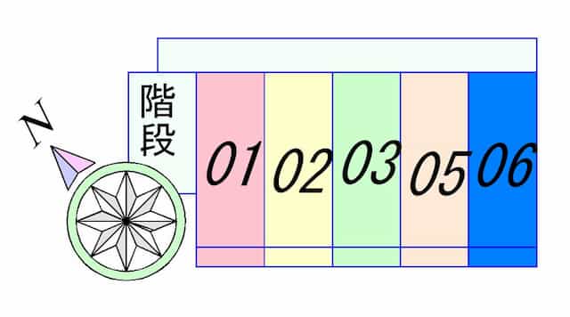 メゾンエスプリのフロア図