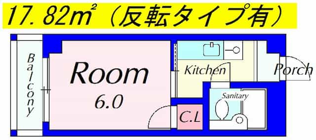 カサブランカの間取り図1枚目