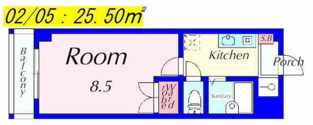 メゾンクレールの間取りサムネイル2枚目