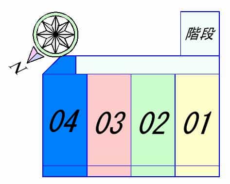 第2太陽ハイツ南草津のフロア図