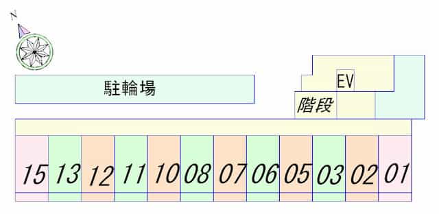 イストアールのフロア図