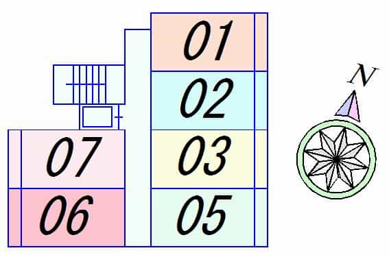Blezio3(ブレジオ3)のフロア図