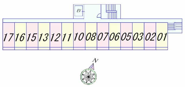 サンシャインのフロア図