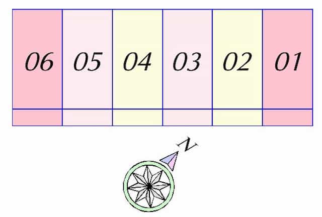 ソレイユ豊PART2のフロア図