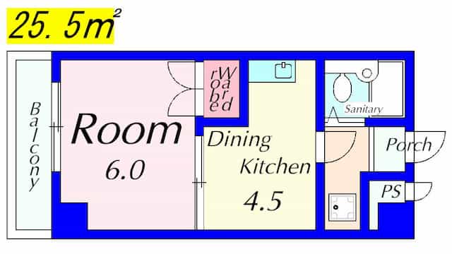EM543の間取り図1枚目