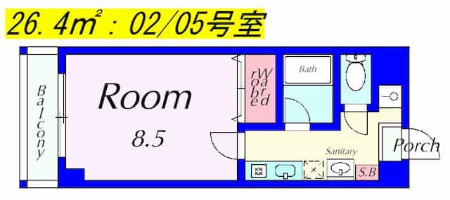 ルミエール吉岡の間取りサムネイル2枚目