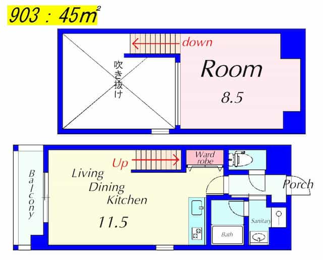 Greenwich houseの間取りサムネイル3枚目