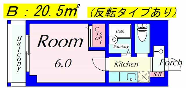 パレ南笠佐わらびの間取りサムネイル2枚目
