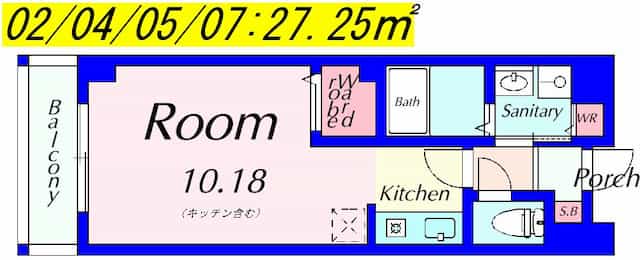 シェーネの間取りサムネイル2枚目