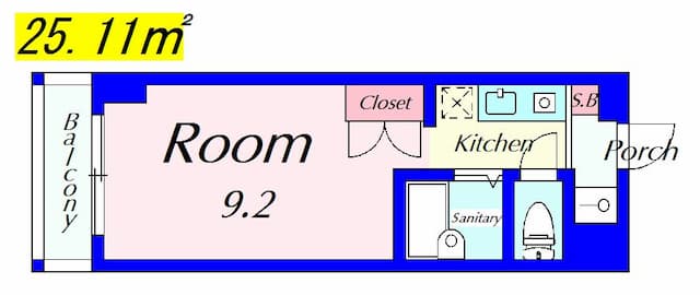 翔耀一号館の間取りサムネイル2枚目