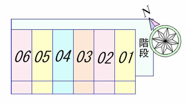 メゾン・ド・メルシーのフロア図
