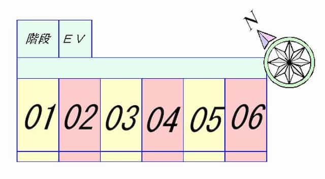 ティアモールのフロア図