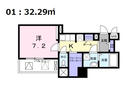 Azresidence草津本陣の間取りサムネイル1枚目
