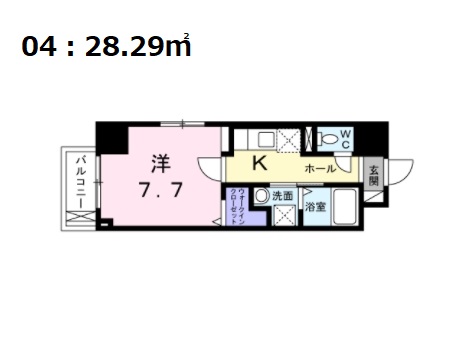 Azresidence草津本陣の間取りサムネイル4枚目
