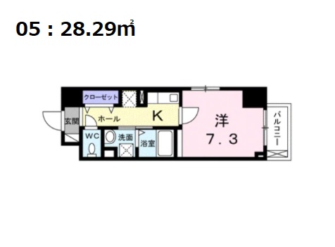 Azresidence草津本陣の間取りサムネイル5枚目