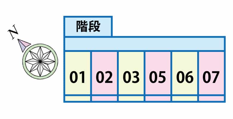 マリーブ1820のフロア図