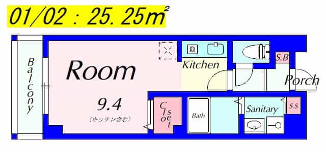 セイバリー東矢倉の間取りサムネイル1枚目