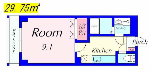 コンフォール・Mの間取り図1枚目