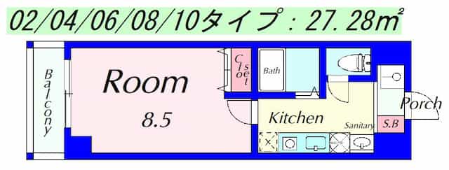 クレアトゥール21の間取りサムネイル2枚目