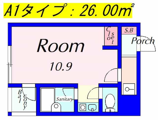 マリーブ1843の間取りサムネイル1枚目