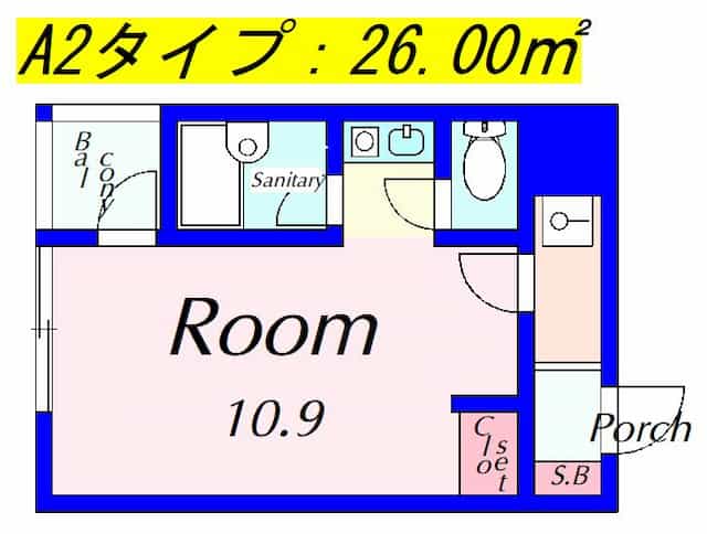 マリーブ1843の間取りサムネイル2枚目