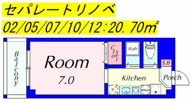 エランビタールの間取りサムネイル4枚目