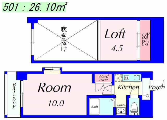 ラクーンＤ2の間取りサムネイル6枚目