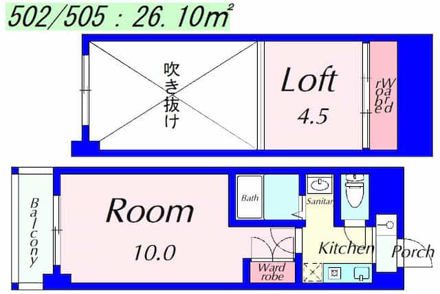 ラクーンＤ2の間取りサムネイル7枚目