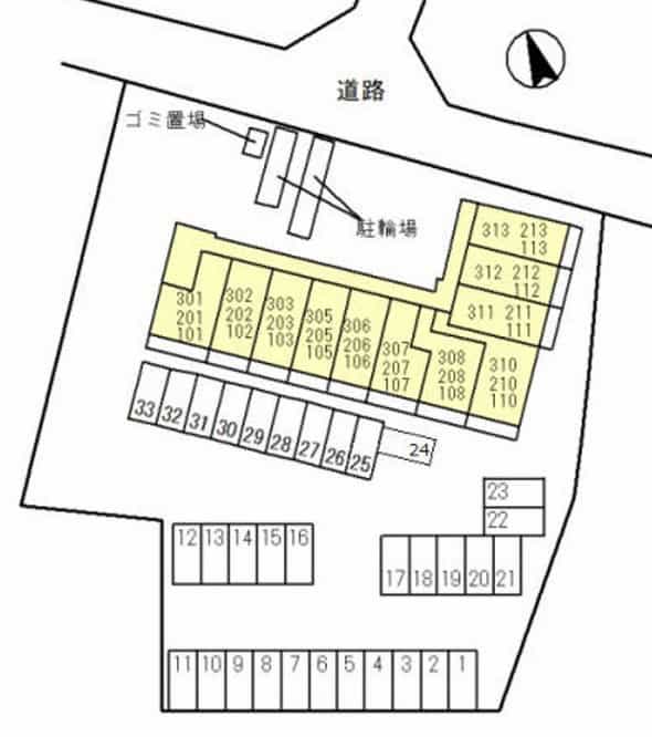 ベラヴィスタ南草津のフロア図