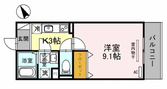 ベラヴィスタ南草津の間取りサムネイル1枚目