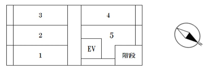 グランドヒル瀬田のフロア図