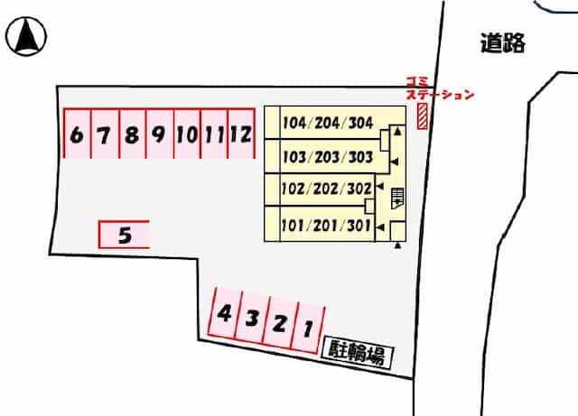 サニーサイド・レオのフロア図