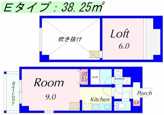 太陽プラザ南草津駅前の間取りサムネイル5枚目