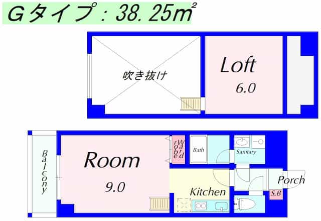 太陽プラザ南草津駅前の間取りサムネイル7枚目