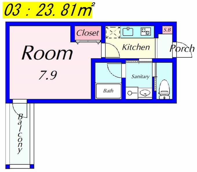 ALEGRIA瀬田の間取りサムネイル6枚目
